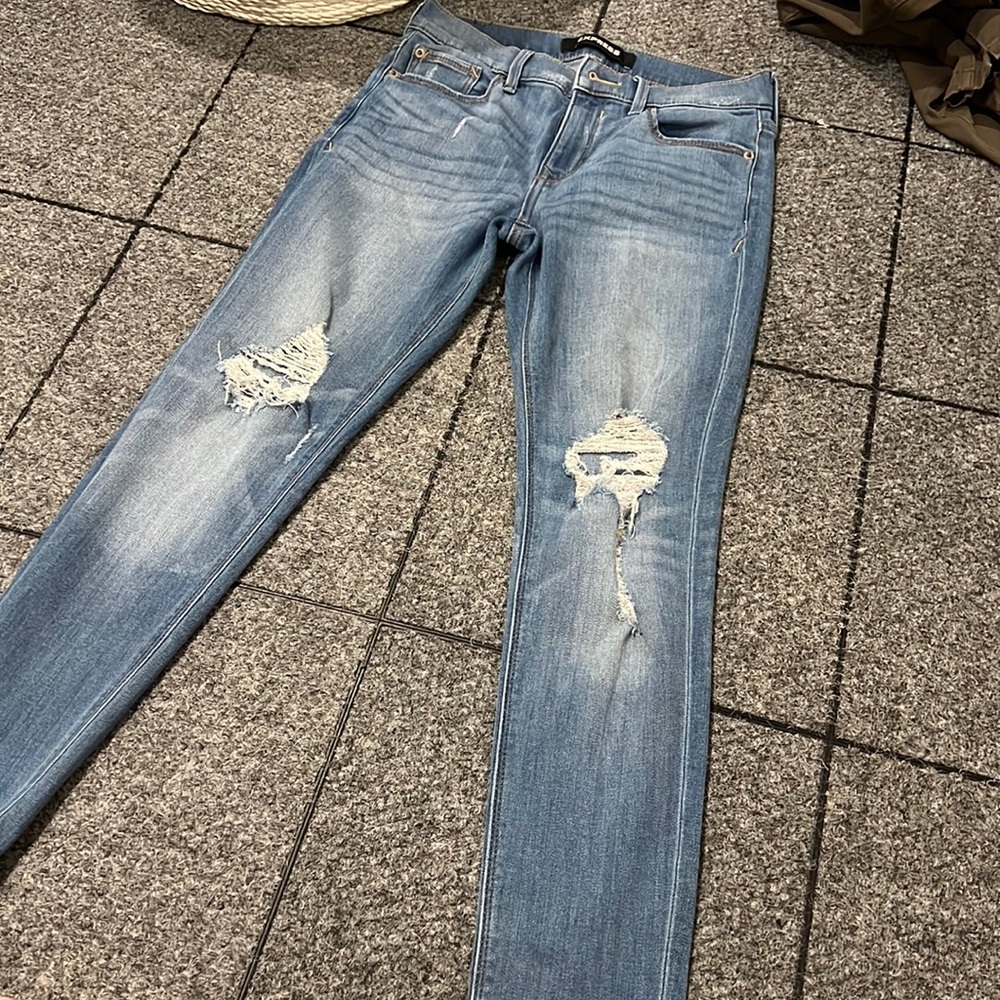 Express mid rise jegging